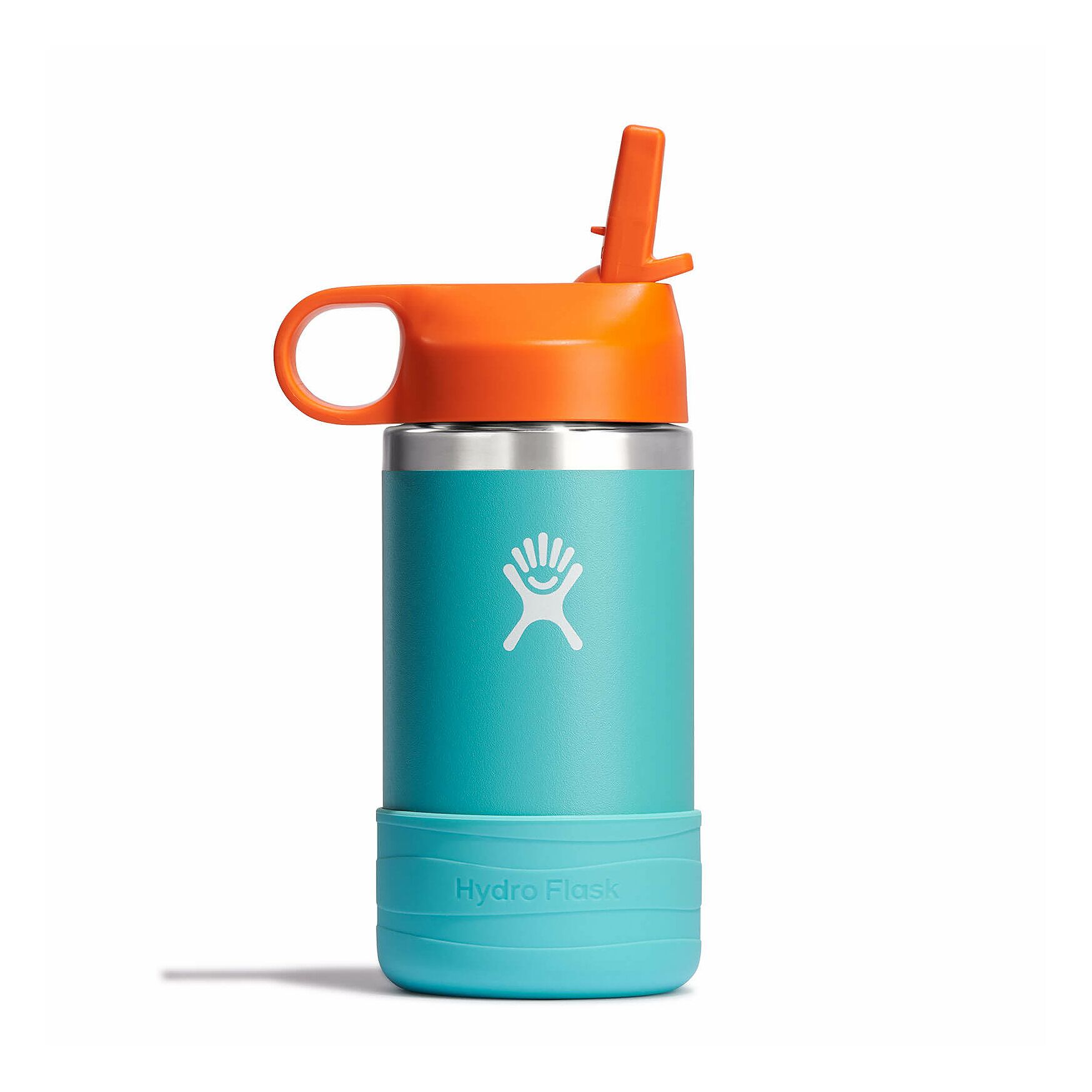 Bình nước giữ nhiệt cho trẻ Hydro Flask Kids Wide Mouth Straw Cap & Boot Anemone 12 OZ - W12CSWBB - Hydro Flask Việt Nam